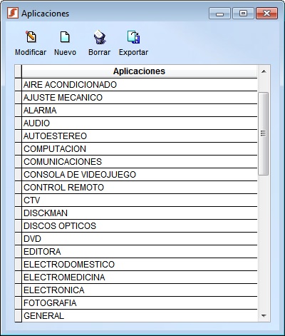 aplicaciones