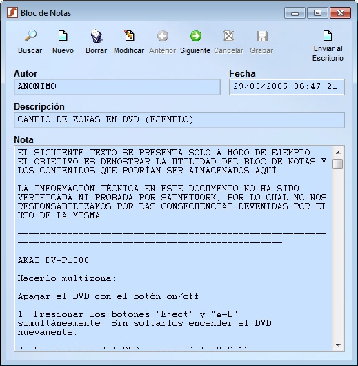 bloc notas