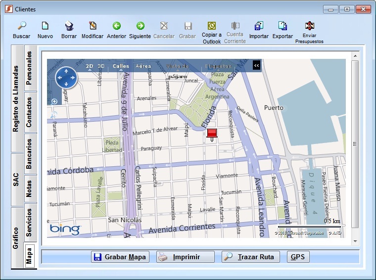 clientes mapa