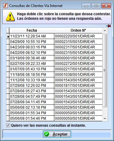 consultas clientes