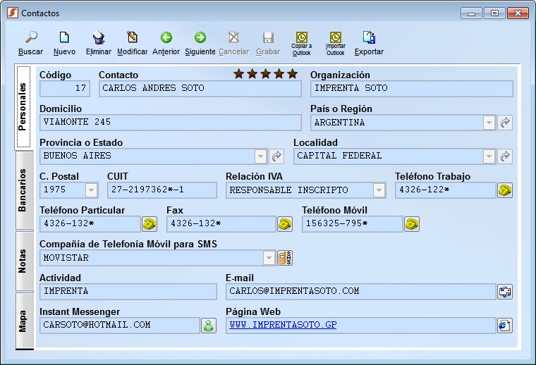 contactos