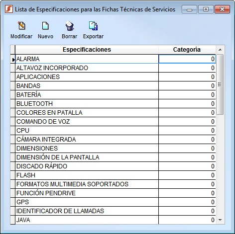 especificaciones equipos