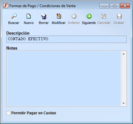formas pago