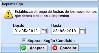 imprimir caja