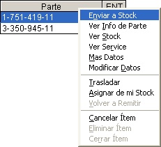 menu partes