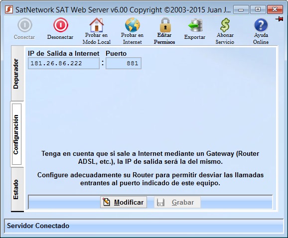 webserver configuracion